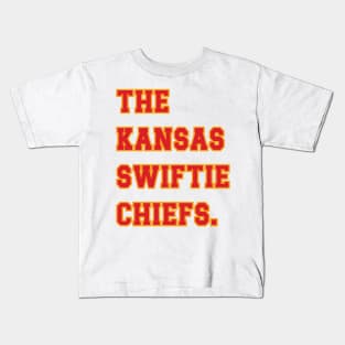 The Kansas Swiftie Chiefs. v6 Kids T-Shirt